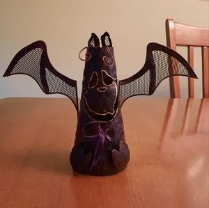 Tin Bat Tealight Holder Halloween Decoration
